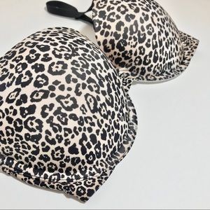 Victoria’s Secret Leopard Print Demi Bra 32DD